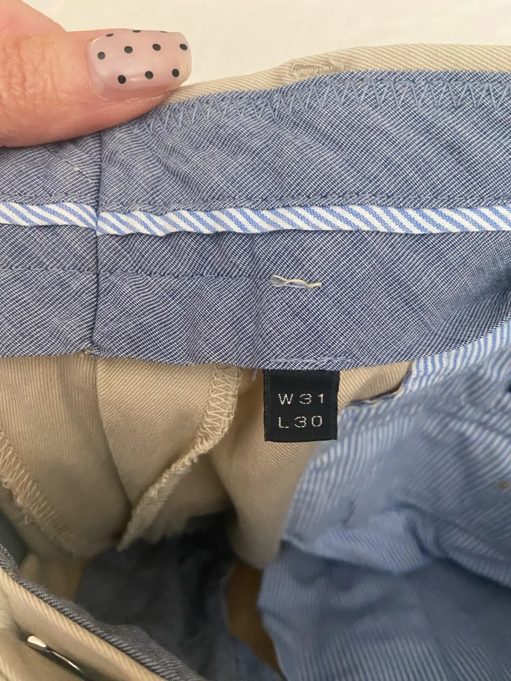 MENS J CREW BOWERY KHAKI PANTS SIZE 31/30